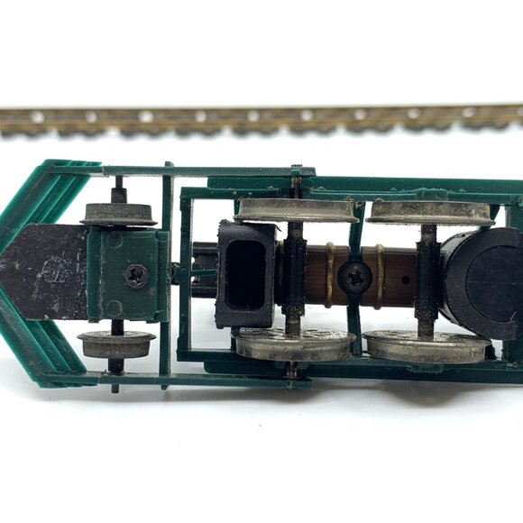 Bachmann John Bull 2-4-0 Steam Locomotive w/Tender HO Hong Kong Green Brass Vtg - Picture 16 of 16